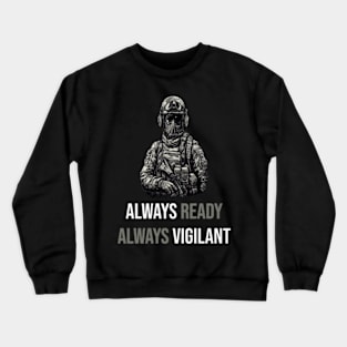 Memorial Day - Always Ready Always Vigilant Crewneck Sweatshirt